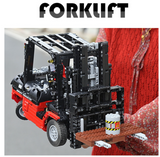 Mould King Forklift Truck Mk II 2.4GHz RC APP Building Blocks Assembly Technical Toy Set